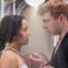 Romeo and Juliet against a CGI background: Emily Redpath and Sam Tutty as the ill-fated lovers