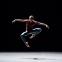 Alpha male: English National Ballet dancer Erik Woolhouse in William Forsythe's 'Playlist'