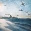 'HMS Glorious in the Arctic' by Eric Ravilious