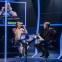 Egos: Gavin Spokes as Charles Ingram, Keir Charles as Chris Tarrant in 'Quiz'