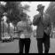 Michel (Belmondo) and Patricia (Jean Seberg) on the Champs-Elysées