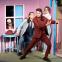 A fun show: Henry Neill as Figaro, Adam Maxey as Dr Bartolo, Benjamin Schilperoort as Don Basilio and Faryl Smith as Berta in Clonter Opera's production of The Barber of Seville