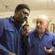 Not hackneyed: Walter (Idris Elba) and Bagpipes (Bill Bailey)