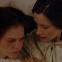 Judy Davis as the rebellious Sybylla (left), with Wendy Hughes as her aunt