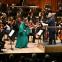 Janine Janson, Antonio Pappano and members of the London Symphony Orchestra in Britten's Violin Concerto