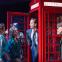 Iconic phone box: Damian Humbley as Texan oil exec Mac calls home in David Greig and Mark Knopfler's charming musical