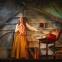 A room of one's own: Lydia White as Jo, struggling to become a writer
