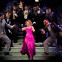 Diamonds are a girl's best friend: Hanna (Sarah Tynan) makes her entrance
