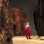 Installation shot of 'Abakans' by Magdalena Abakanowicz