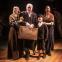 Family values: Bella (Martha Kirby) and father Avram (Dave Willetts) house David (Jude Muir) and Rebecca (Carolyn Maitland)