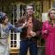 Comic chaos: Felicity Kendal, Alexander Hanson and Tracy-Ann Oberman in 'Noises Off'