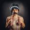 Natalie Palamides as Nate, complete with drawn-on chest hair and a rubbery member