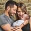 Jake and Hannah Graf with their baby daughter Milly