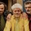 Double-take: Alberto (Asier Etxeandia), Pedro Almodovar and Salvador (Antonio Banderas)