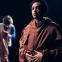 Brilliant mix: Paul Adeyefa as Aspinall, with Luke Rollason in the background