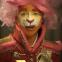 Rachel Maclean as the Lion in her film 'The Lion and the Unicorn', 2012