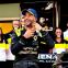Daniel Ricciardo celebrates with the Renault team