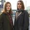 Navy larks: Rose Leslie and Suranne Jones