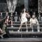 Moving on up: Eva Perón (Samantha Pauly) grabs her chance for advancement
