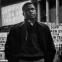 Sidney Poitier in New York, where he first worked as a theatre actor