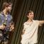 Glass half-empty? Jack (Simon Harrison) and Miles (Daniel Weyman) begin their tasting journey