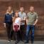 Family in crisis: Debbie Honeywood, Katie Proctor, Rhys Stone and Kris Hitchen in 'Sorry We Missed You'