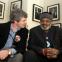 Alyn Shipton with fellow bassist Henry Grimes, Cheltenham, 2009