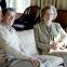 Home on the range: Maggie and Ron chill out