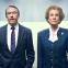 Not for turning? Steve Coogan as Brian Walden, Harriet Walter as Margaret Thatcher