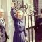 Margaret Thatcher in Downing Street, after winning the June 1983 general election