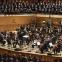 Soloists Christopher Purves and Kate Royal, with conductor Ben Gernon, BBC Philharmonic and chorus in the world premiere of The Anvil