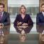 Lawyers in love: Stephen Mangan, Nicola Walker and Barry Atsma