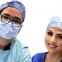 Mehreen Baig with aesthetic surgeon Tiago Guimaraes