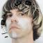 Tim Burgess and a packet of flour collide for the cover of 'I Love the New Sky'