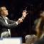 Vasily Petrenko conducting the Royal Philharmonic Orchestra in the Royal Albert Hall
