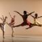 Light fantastic: Jennifer Hayes, Niall Egan, Alejandra Gissler and Ellen Yilma in 'Voices and Light Footsteps'