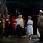 Crunch time for Jack Point (Richard McCabe) as his Elsie (Alexandra Oomens) marries her Colonel (Anthony Gregory)