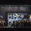 Swedish flags but not a Swede in sight