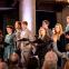 Revelatory Messiah: the vocal ensemble, conducted by Orlando Jopling (right)