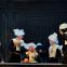 Jacques Imbrailo's Raimbaud (right) leads fellow nuns in tasting the delights of the castle cellar