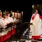 Daniel Hyde directing the Choir of King's College, Cambridge