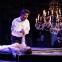 Orfeo (Meili Li) laments the second loss of his Euridice (Aoife Gibney)