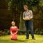 Dividing day: Victoria Hamilton and Nicholas Rowe in 'Albion'