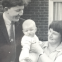 Baby love: Mark Ravenhill in 1967 with his mother Angela and father Ted.