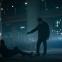 Night games: Captain Jung (Lee Sung-min) has some questions for Choon-bae (Jeon Hye-jin)