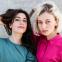 Charly Clive (left) and Ellen Robertson have turned a dark episode in their lives into great comedy