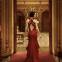 Lady in red: Michelle Dockery as Lady Mary