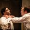 Gripping: Shane Zaza and Alec Newman in 'The Dumb Waiter'