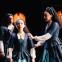 Trinity: Clare Perkins, Saffron Coomber and Adelle Leonce in 'Emilia'.