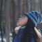 Little Blue Riding Hood: Hana (Ryô Nishikawa) in the woods